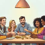 Comparte hábitos de ahorro con amigos para motivación