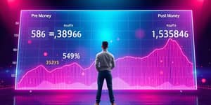 Estudia cómo funciona la valoración pre y post-money