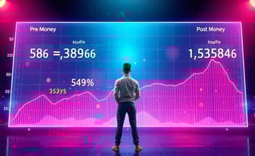 Estudia cómo funciona la valoración pre y post-money
