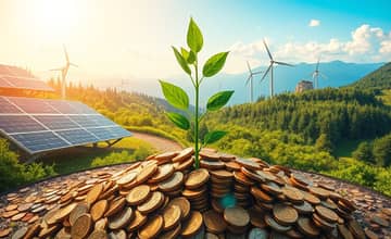 Fondo verde para inversión sostenible