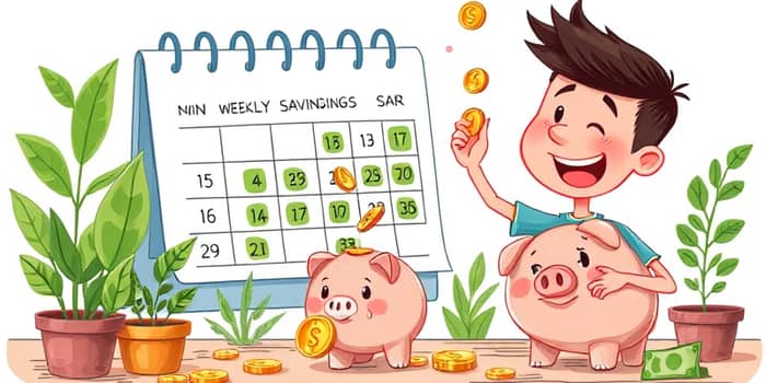 Elige métodos simples de ahorro y sé constante