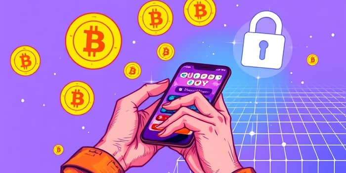 Investimento em criptomoedas via app regulado