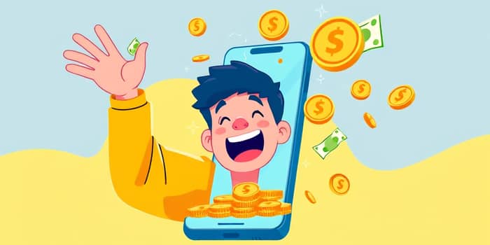 Conta bancária com cashback automático