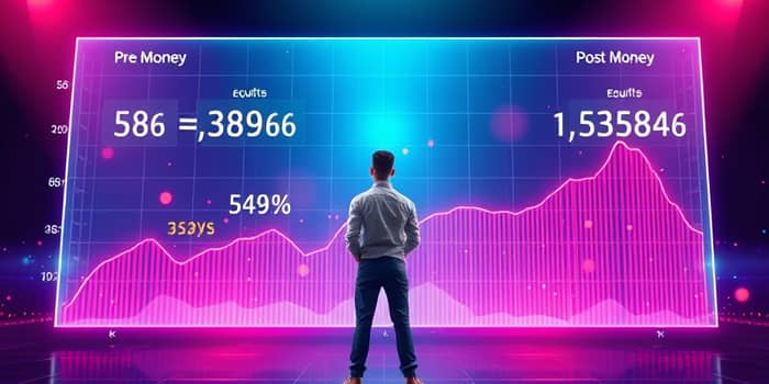 Estudia cómo funciona la valoración pre y post-money