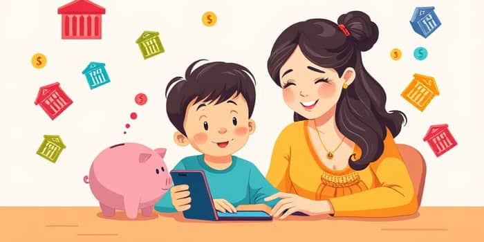 Conta digital para menores com controle parental
