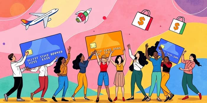 Cartão de crédito com programa de pontos flexível