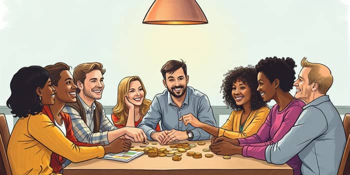 Comparte hábitos de ahorro con amigos para motivación