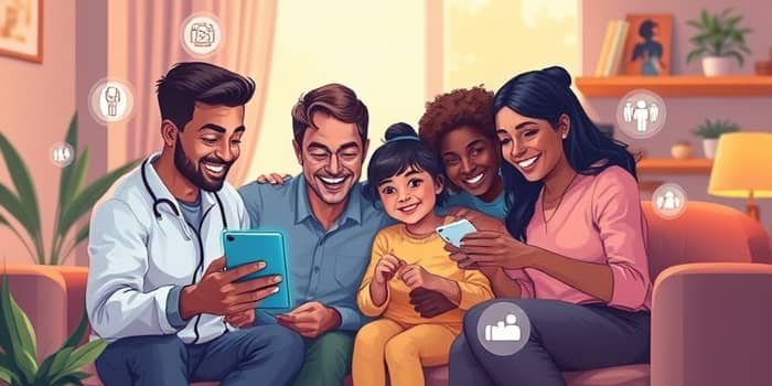 Seguro médico familiar con atención digital